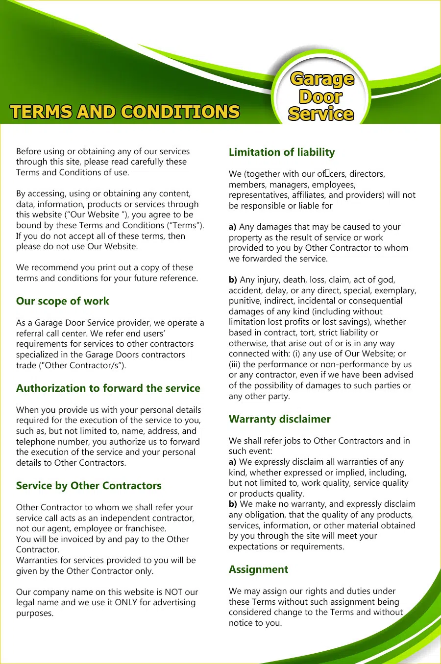 Master Garage Door Repair Service Rockwood, MI 734-418-0168